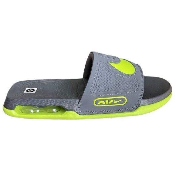 Nike Air Max Cirro Slides DC1460-003 Grey / Volt Sizes Men's 9 Wmns 10 - Picture 8 of 10